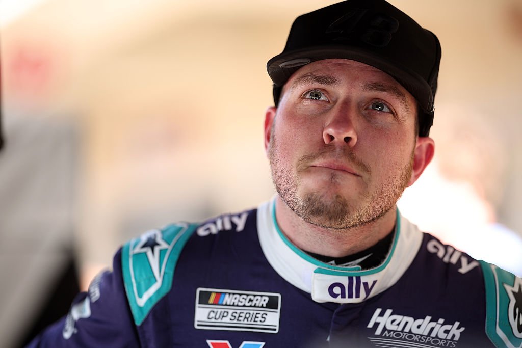 AUSTIN, TEXAS - FEBRUARY 28: Alex Bowman, driver of the #48 Ally Chevrolet, looks on during qualifying for the NASCAR Cup Series DuraMax Grand Prix Powered by RelaDyne at Circuit of The Americas on February 28, 2026 in Austin, Texas. (Photo by James Gilbert/Getty Images)
